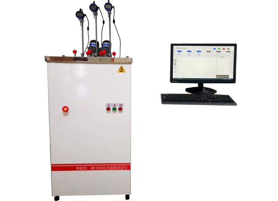 Automatyczna ramka próbkowa podnosząca HDT Vicat Testing Machine do testowania temperatury deformacji