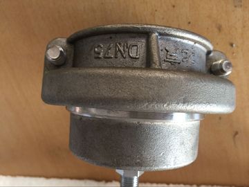 Mental 75mm plastikowe końcówki do rur pcv Półokrągły kształt doniczki Nickle Coating Surface