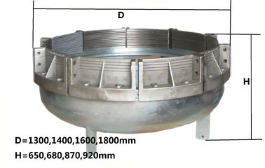 Professional 1100mm Tester ciśnienia końca rury, okrągłe metalowe zaślepki do rur