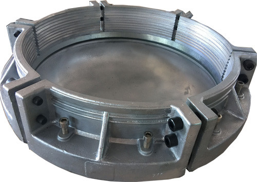 Końcówki rur PE PVC DN 710mm do testów hydrostatycznych zgodnie z normami ASTM D 1598/1599