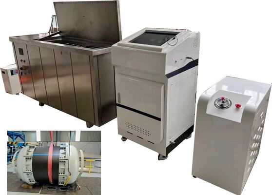 Hydrostatyczna maszyna do badania ciśnienia przeznaczona do testowania rur i cylindrów zbiorników ciśnieniowych w warunkach przemysłowych