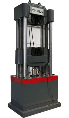 Skomputeryzowana serwo-hydrauliczna maszyna testująca UTM Struktura 6 kolumn 2000KN Maksymalne obciążenie