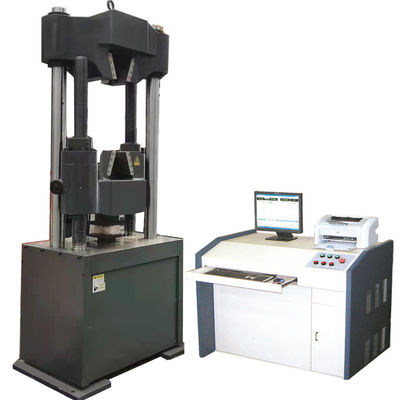 Uniwersalne materiały Maszyna do badania wytrzymałości na zginanie 600KN z metalową osłoną ochronną
